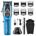 KEMEI Professional Hair Clippers for Men Cord/Cordless Hair Cutting Kits, Hair & Beard Trimmer, Adjustable Barber Clippers with USB Rechargeable, KM-1763