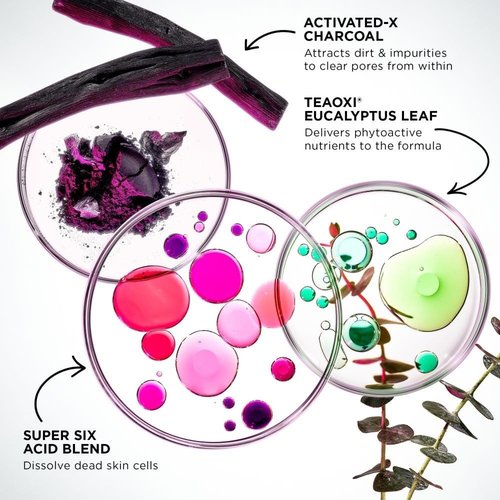 Glamglow SUPERMUD Instant Clearing Treatment Face Mask - Acne-Prone Skin & Oil Control | Activated Charcoal, BHA & AHAs