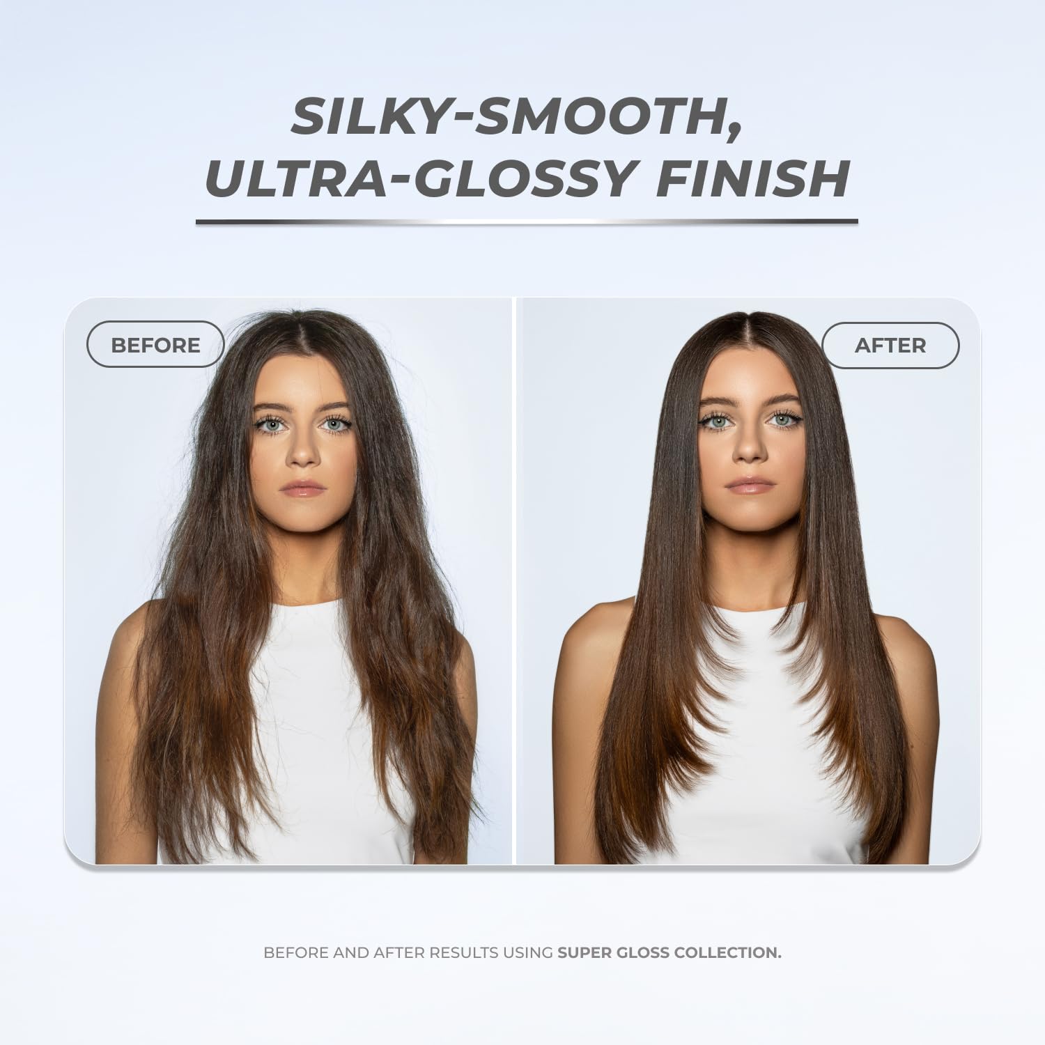 XMONDO Hair Super Gloss Serum - Instant Gloss & Defrizz | Softens Dry Ends, Adds Mirror Shine