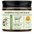 LOPIANY Beef Tallow for Skin, Beef Tallow and Honey Balm, All-Natural Face Body Moisturizer Nourishes and Hydrates the Skin, Grass Fed Whipped Balm Infused with Raw Wild Honey 2oz