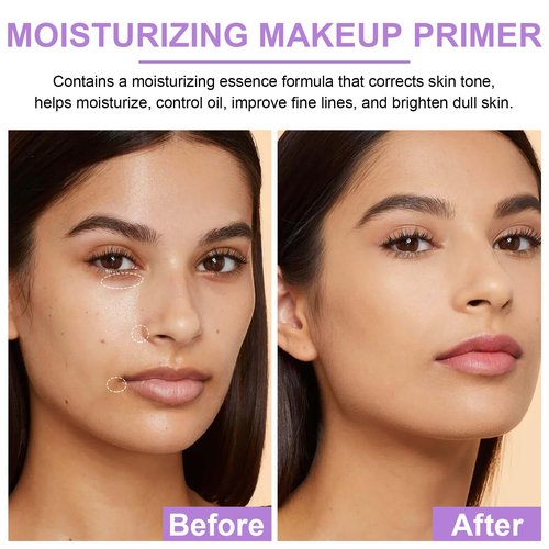 Skiennix 3-in-1 Color Correcting Serum - SPF 50 Primer & Sunscreen for Flawless Makeup Finish