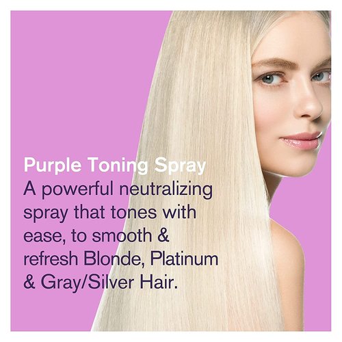 Skiennix Blonde Toner Spray - Purple Leave-In Treatment for Brassy Blonde & Gray Hair | Paraben & Sulfate Free