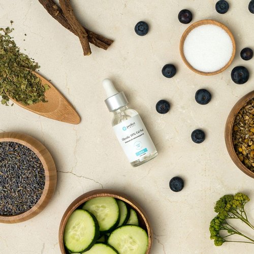 Glycolic Gel Peel - 10% Strength with Retinol & Green Tea Extract for Radiant Skin