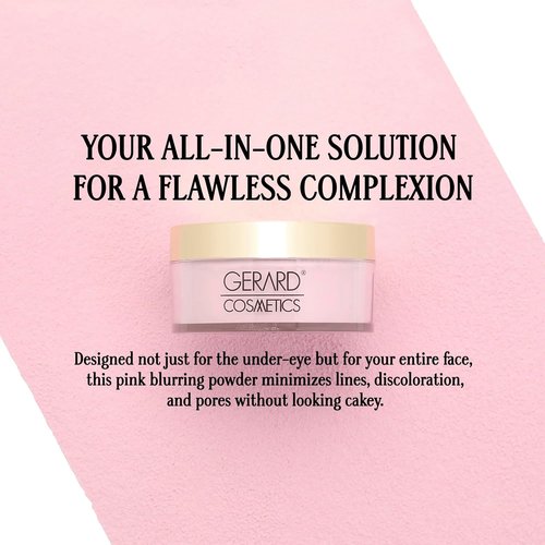 Gerard Cosmetics Slay The Bake Blurring Powder - Soft Matte Pink Setting Powder for Mature Skin | Talc-Free, Vegan (0.65 oz)
