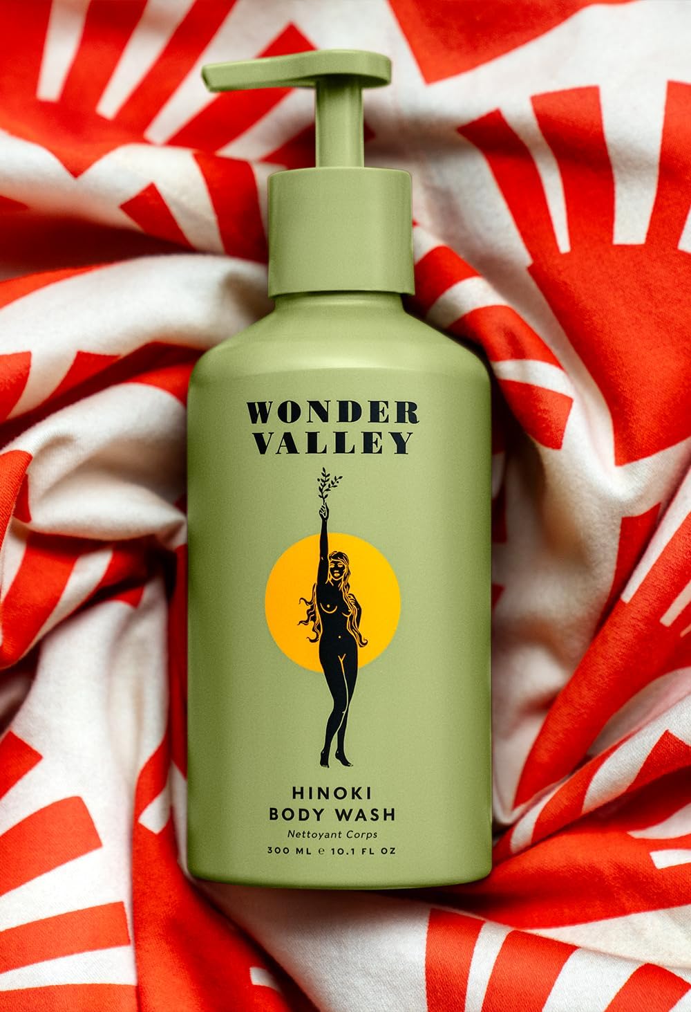 Wonder Valley Hinoki Body Wash - Vegan, Cruelty-Free Formula for All Skin Types | Hydrates & Cleanses (10.1 fl oz | 300 ml)