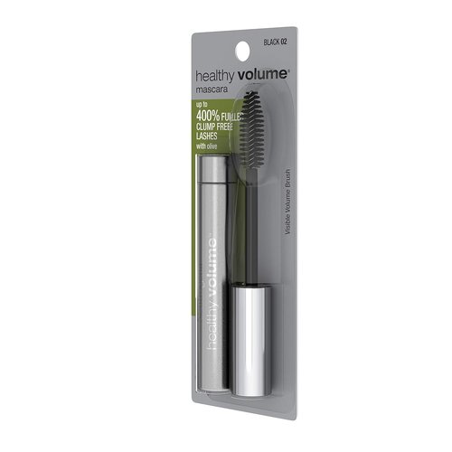 Neutrogena Healthy Volume Mascara - Volumizing & Conditioning with Olive Oil | Black 02, 0.21 oz (Pack of 2)