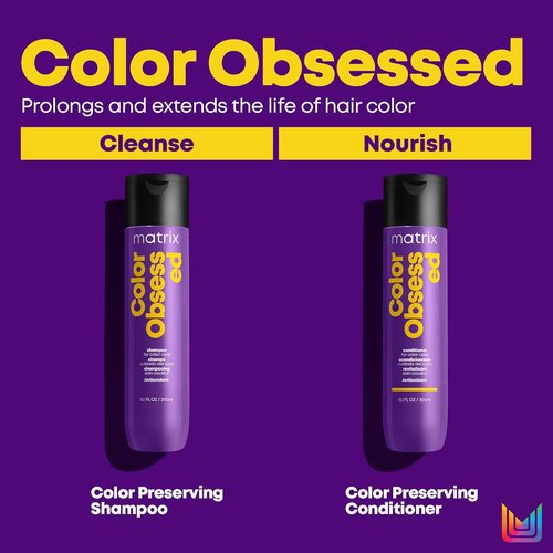 Matrix Color Obsessed Antioxidant Shampoo - Enhances Color Vibrancy & Prevents Fading | Vegan & Cruelty-Free