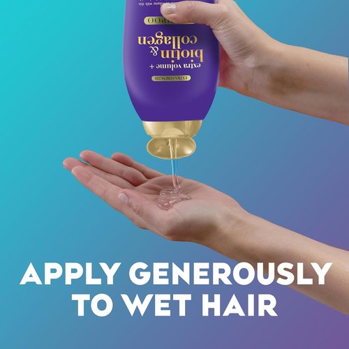 OGX Biotin & Collagen Shampoo - Extra Strength Formula for Thicker, Fuller Hair | 25.4 fl oz
