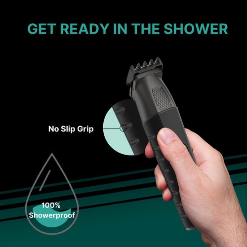 Conair Men All-in-One Trimmer for Men - Nose Hair, Beard, Mustache, Body Hair Trimmer - 16 Piece Men's Grooming Kit for Manscaping- Showerproof - Rechargeable