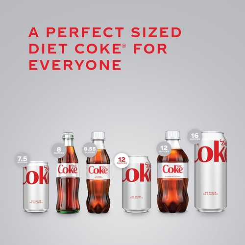 Diet Coke | Soft Drink Cans - Refreshing 12 Fl Oz, 12 Pack for Ultimate Enjoyment