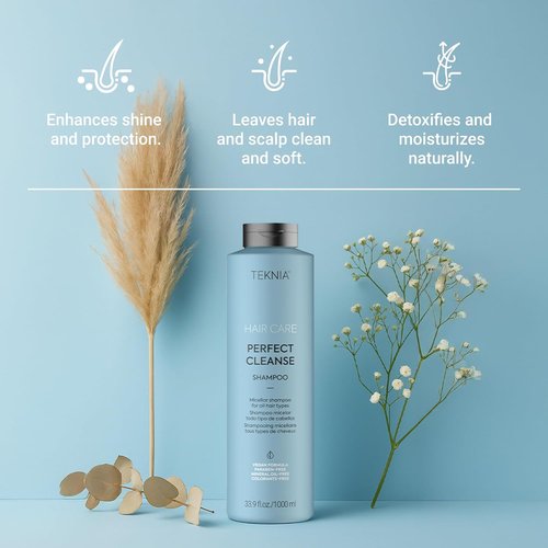 LAKMÉ Teknia Perfect Cleanse Shampoo - Deep Cleansing Clarifying Shampoo for Scalp & Hair Care