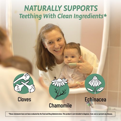 Legendairy Milk Organic Teething Drops - Baby Teething Relief Drops, Clove and Chamomile - Ideal for Babies and Toddlers - Sugar Free, 120 Servings
