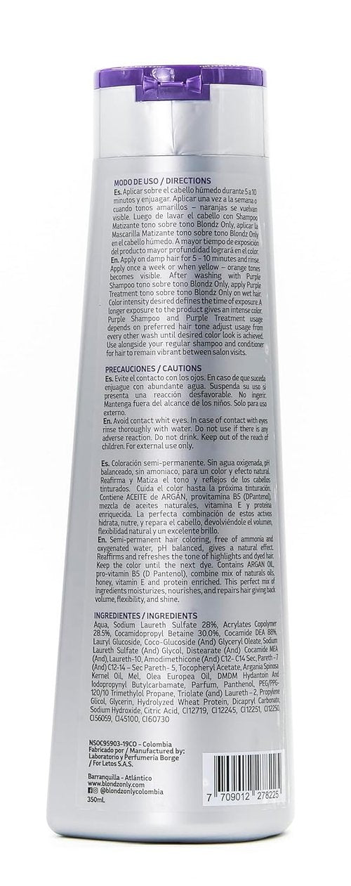 Skiennix Silver Ash Blonde Hair Toning Mask - Eliminates Brassiness & Neutralizes Yellow Tones | 11.8 Fl Oz