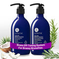 Luseta Blue Shampoo & Conditioner Set - Revive Cool Tones for Brassy Brunette Hair | 2x 16.9oz