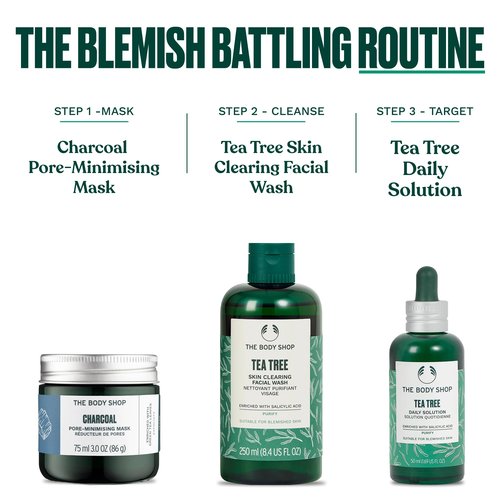 The Body Shop Tea Tree Daily Solution Serum - Purifying - For Oily, Blemished Skin - 1.69 Fl Oz