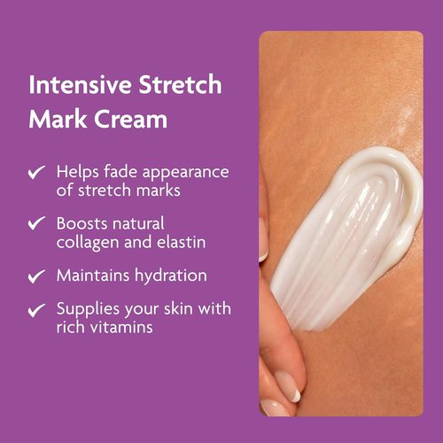 TriLASTIN Stretch Mark Cream - Hydrating Body Lotion with Collagen, Niacinamide & Vitamin E | Unscented - 5.5 oz
