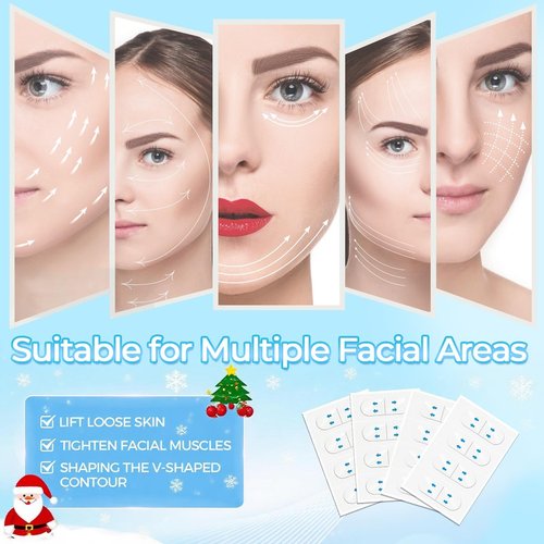 Face Lift Tape – 152 PCS Invisible Face Tapes for Instant Lifting & Loose Skin Tightening Strips for Women– Face,Neck,Jowls,Eyes Sagging Skin,Wrinkles & Double Chin – Facial Tape for Wrinkle Patches