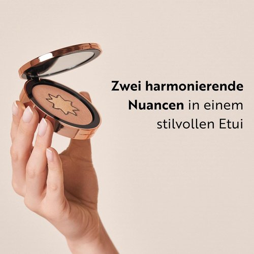 M. Asam MAGIC FINISH Satin Bronzer - 4-in-1 Creamy Soft Bronzer Powder in Gold & Hazel (0.22 oz)