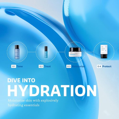 Belif Aqua Bomb Hydration Set - Korean Skin Care Gift for Mom | Includes SPF 45, Toner & Eye Serum