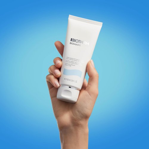 Biotherm Biomains Age-Delaying Hand Cream - Smooth & Soften Skin with Biotech Plankton | 3.4 Fl. Oz.