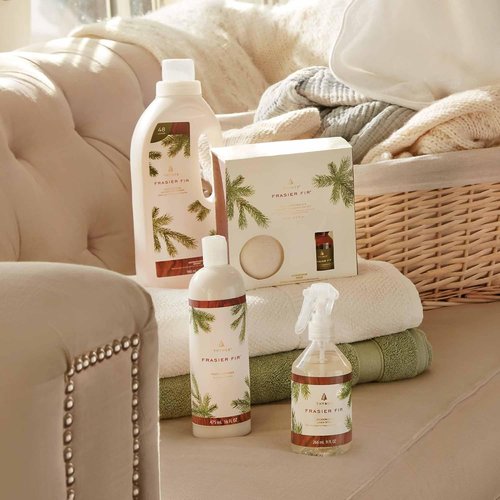 Thymes Laundry Detergent - Frasier Fir Scent - 32 Fl Oz | Eco-Friendly Cleaning Power