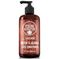 Viking Revolution Sandalwood Conditioner - Natural Men's Hair Conditioner with Biotin & Jojoba Oil (17 Oz)