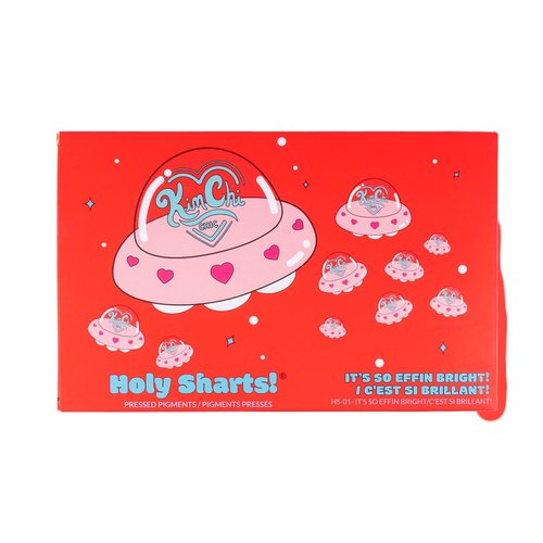 KimChiChic Beauty Holy Sharts Eyeshadow Palette - Bright Colors, Blendable, Long Lasting, Cruelty Free, Multicolor, It’s So Effin Bright 40 Color