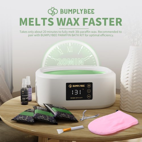 BUMPLYBEE Paraffin Wax Kit - 10 Packs Aloe Vera Paraffin Wax for Hand and Feet Refill, Skin Moisturizing, Non-Greasy, Easy-Peeling