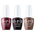 OPI GelColor Dark Shades Gel Nail Polish Trio - Lincoln Park After Dark, Malaga Wine, Cliffside Karaoke Crème