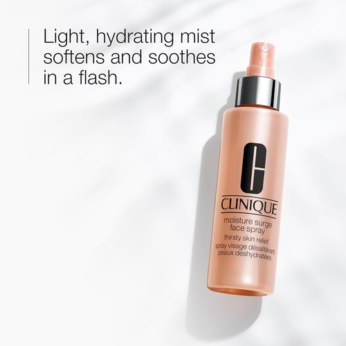 Clinique Moisture Surge Face Spray - Oil-Free Hydration for All Skin Types | Softening & Refreshing