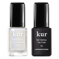 LONDONTOWN Nail Concealer & Gel Genius Top Coat Duo - Brighten & Illuminate Nails, 2 Piece Set, 0.4 Fl Oz