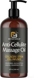 M3 Firming Body Massage Oil - Collagen & Stem Cell Formula for Smooth Skin Texture | 8 Fl Oz