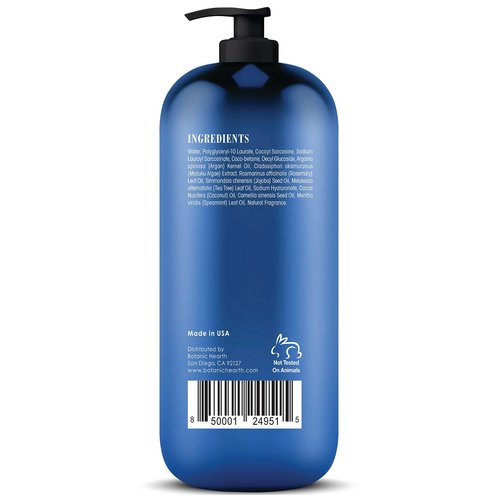 Botanic Hearth Tea Tree Face Wash With Mint | Acne Fighting, Premium, Hydrating Liquid Face Soap With Pure Tea Tree Oil | For Women And Men, Paraben Free, Fights Acne | 16 Fl Oz (Packaging May Vary)