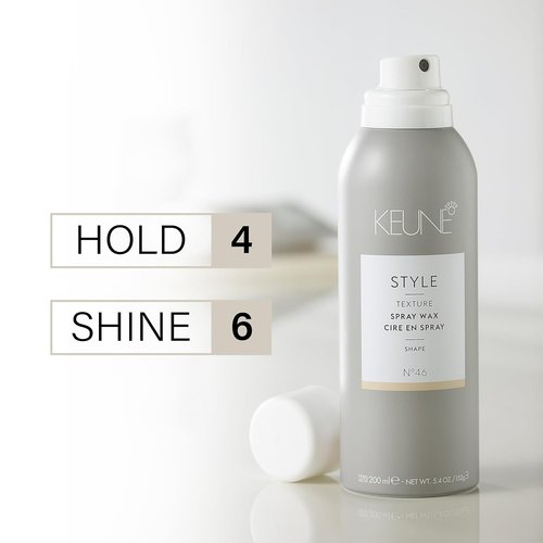 KEUNE Style Spray Wax - Buildable Hair Texture & Natural Shine, 6.1 Fl Oz