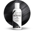Adore Semi-Permanent Hair Color - Vegan & Cruelty-Free Off Black Dye | No Ammonia, No Peroxide | 4 Fl Oz