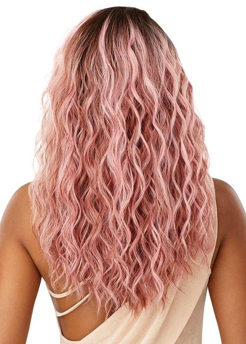 Outre Lace Front Wig - Melted Hairline - Caress (JET BLACK 1)