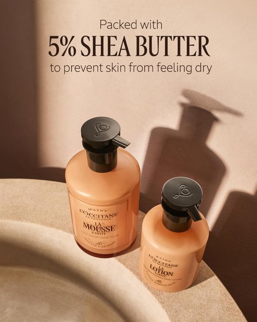 L'OCCITANE Hand & Body Cream - Fast Absorbing Shea Butter & Verbena Citrus for Dry Skin