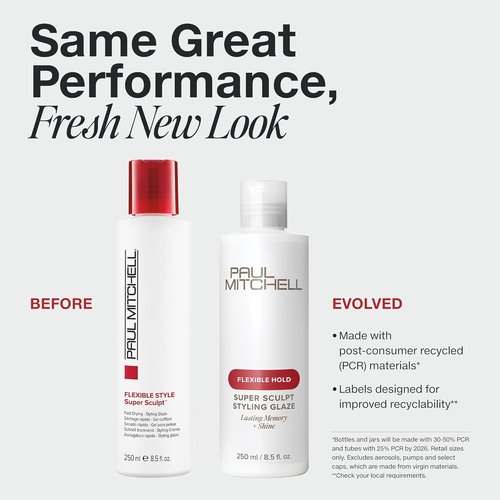 Paul Mitchell Super Sculpt Styling Glaze - Flexible Hold & Lasting Shine for All Hair Types