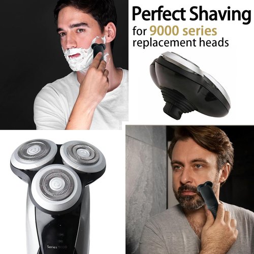 SH90 Shaver Replacement Heads - Compatible with Philips Shaver 9000 Series Models S9531, S9721, S9511