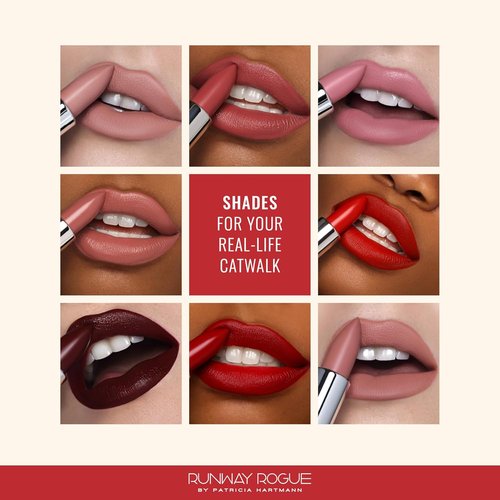 Runway Rogue 90s Vibe Lipstick - Moisturizing Matte Dark Burgundy in Midnight Merlot ‘1993’