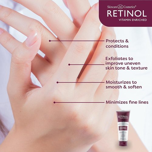 LIVAURA Retinol Anti-Aging Hand Cream - Nourishing Formula for Youthful Hands - Rich, Velvety Texture with Vitamin A