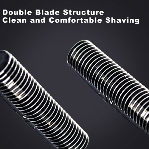 Replacment Foil and Cutter for Babyliss Pro MetalFX Double Foil Shavers Head，2 Count,Gold