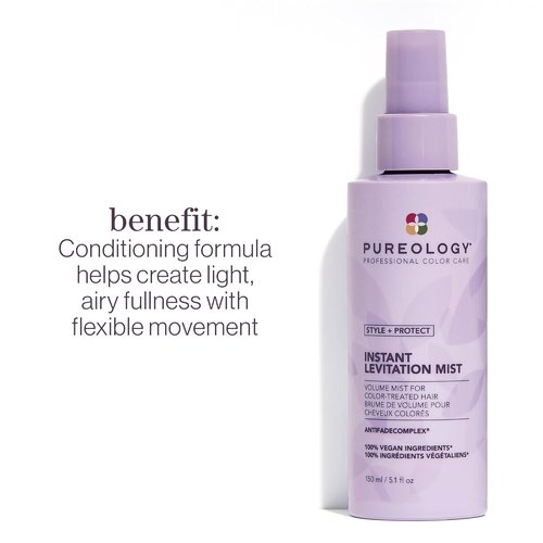 Pureology Style + Protect Instant Levitation Mist - Volumizing Spray for Fine, Color-Treated Hair | Sulfate-Free & Vegan