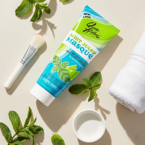 Queen Helene Mint Julep Masque 8 oz - Deep Cleansing Clay Face Mask for Oily Skin | Purifies Pores & Soothes with Mint