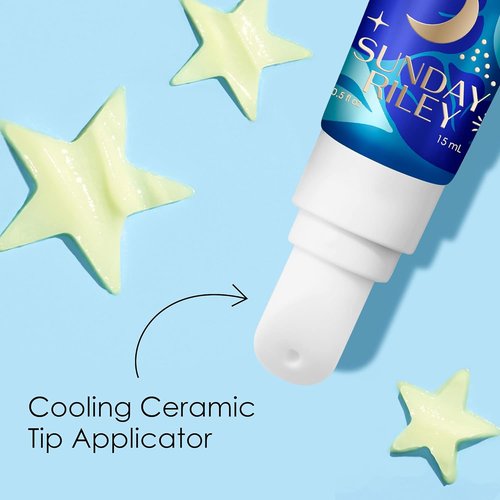 Sunday Riley Retinol + Niacinamide Eye Serum - Anti-Aging Formula for Dark Circles & Wrinkles