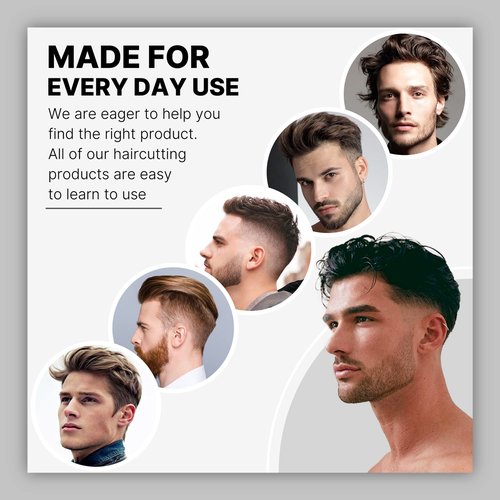 Clipper Guards for Wahl 10 12 14 16 18 20 Hair Clipper Guards 6pcs Extra Long Clipper Guard Attachments 2.5 Inch Clipper Guides Multiple Sizes Universal 2.5", 2.25", 2", 1.75", 1.5", 1.25" (Dark Gray)
