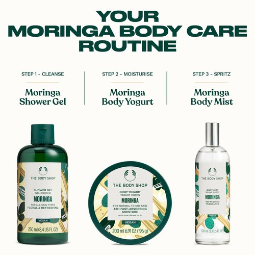 The Body Shop Moringa Body Yogurt, 6.98 Oz (Vegan)