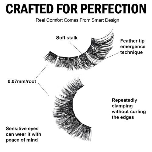 AnyFairy Lash Clusters 8-18mm Wispy Eyelash Clusters 144pcs Cluster Lashes DIY Individual Lashes Clusters with Soft Thin Band for Self Use,Beginner-Friendly(Sylph-774)