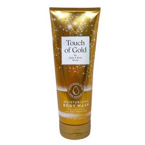 Bath & Body Works Touch of Gold Body Wash & Lotion Duo Set with Natural Oats Soap - Full Size