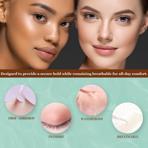 720pcs Invisible Double Eyelid Tape — Eyelid Lift for Sagging or Hooded Eyelids, Uneven Lids, and Single Eyelids, Mother's Day Gift